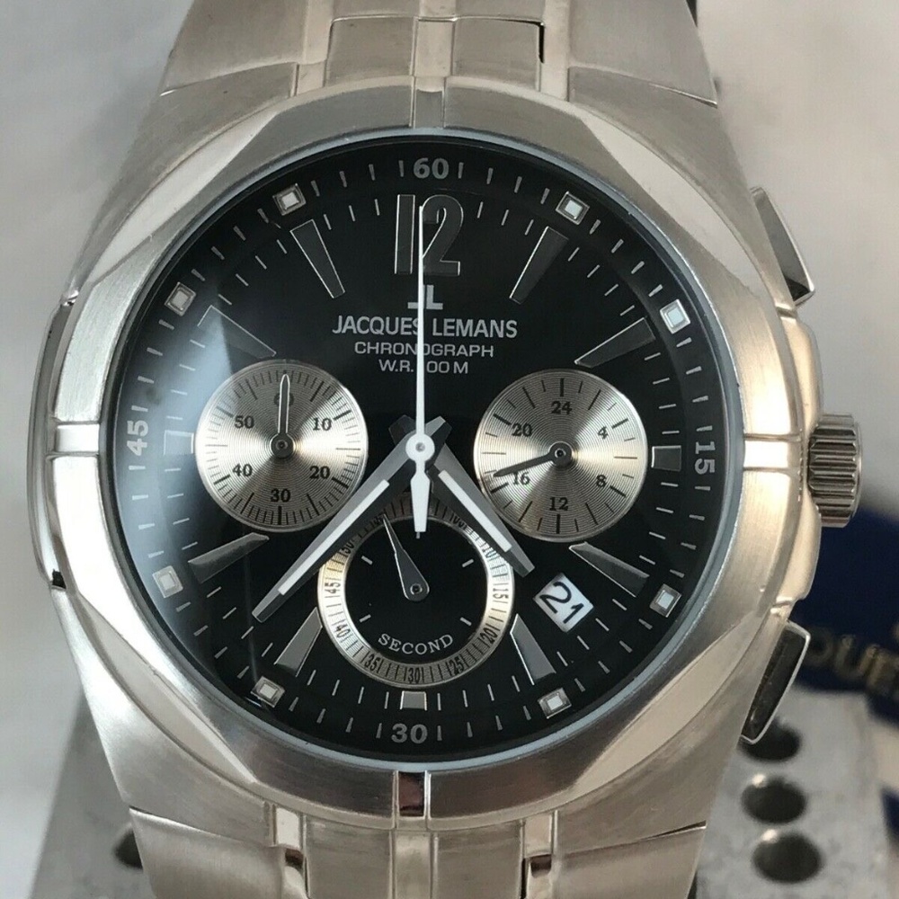 Jacques Leman's Biarritz 1-1237 Chrono Mens Watch